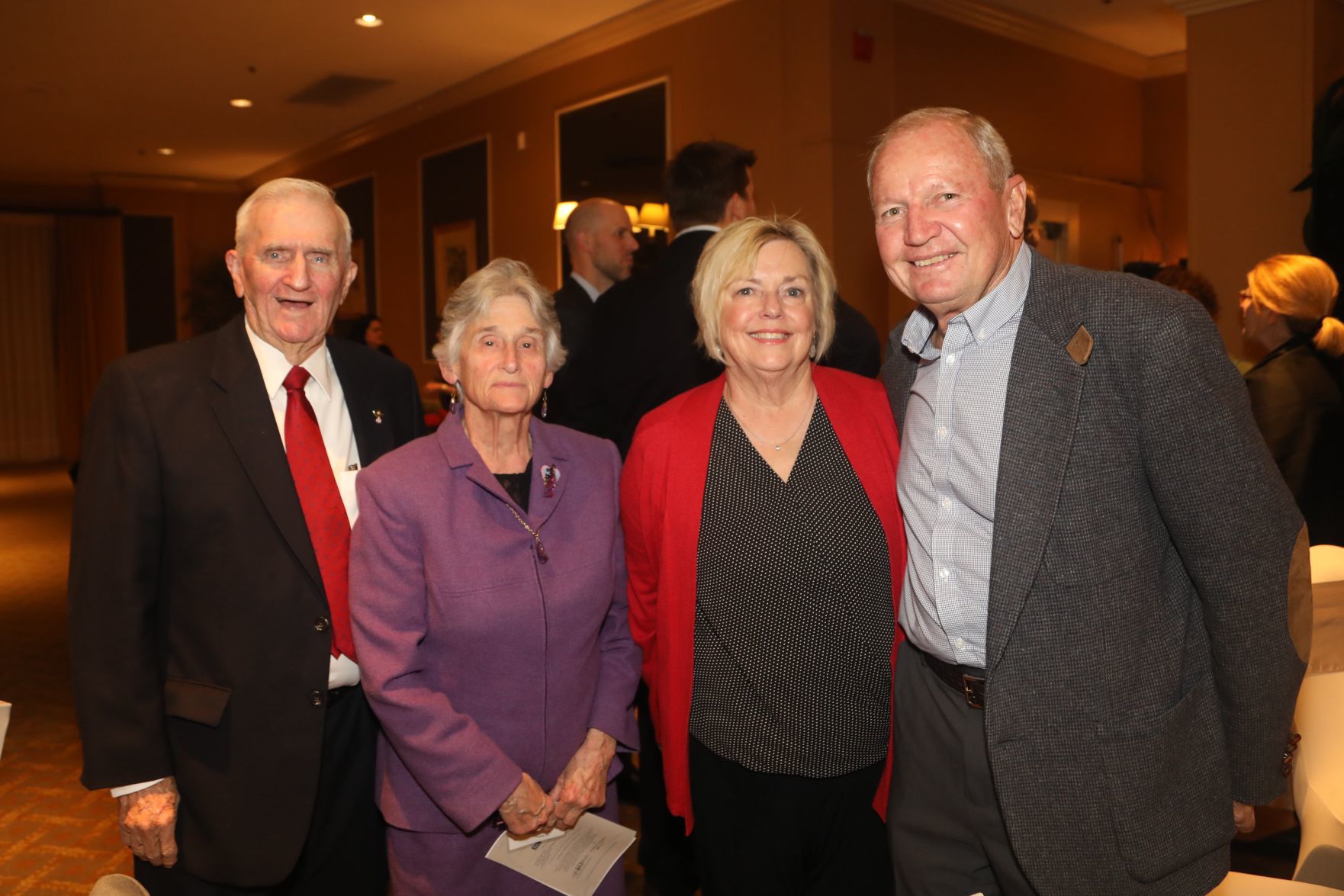 Reverend Calleton and Marilyn Norton, Vicki and Jerry Gibbons